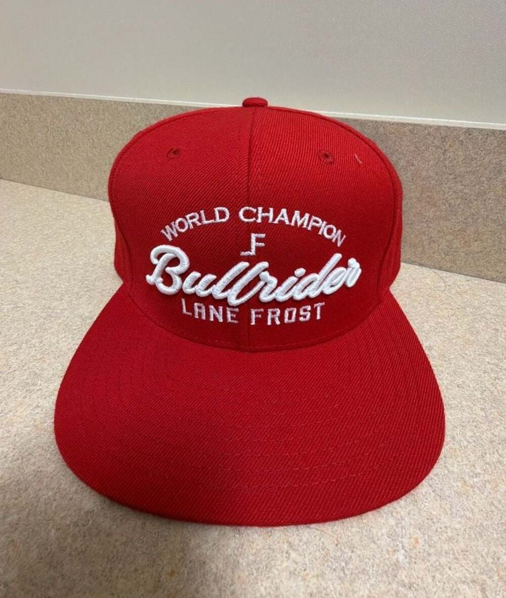 Lane Frost Brand 'Bullrider' World Champion Embroidered Snapback Cap